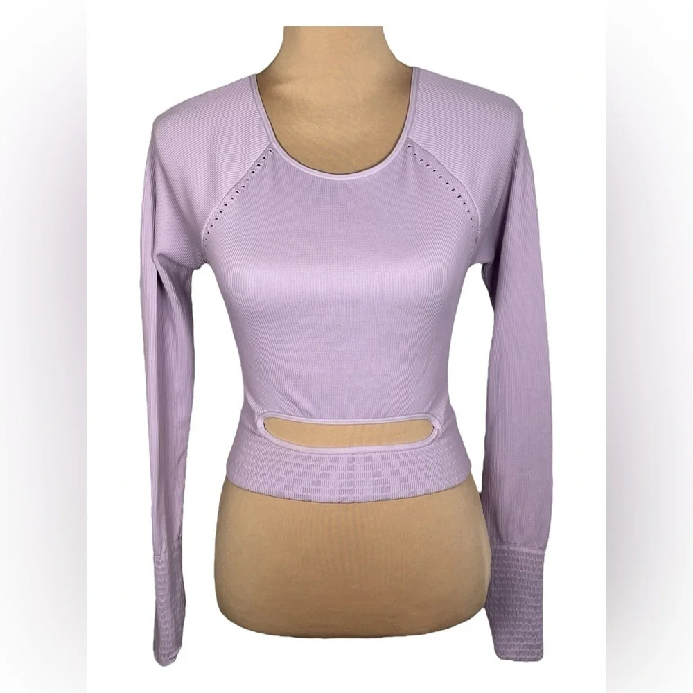 Free People Movement Cut It Out Long Sleeved Top Sz M/L NWT‎